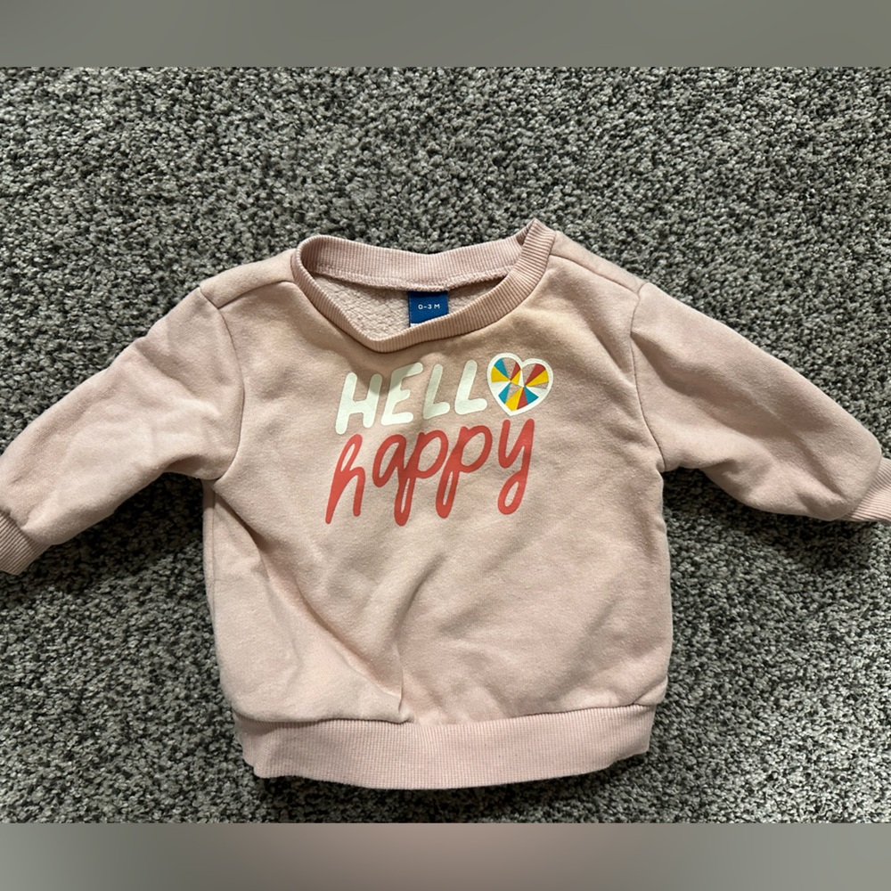 Old Navy “Hello Happy” sweatshirt